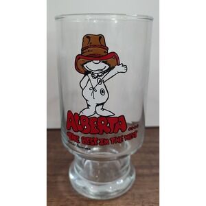 Vintage Kirk Alexander Alberta The Best In The West Drinking Glass Beer Glass
